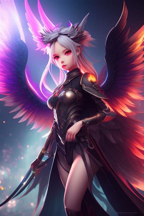 Anime Angels And Demons Wallpaper