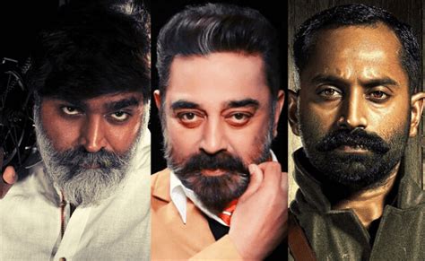 Kamal Hassan, Vijay Sethupathi and Fahadh Faasil’s Vikram first look is ...