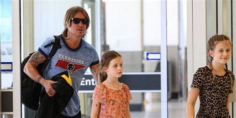 Keith Urban On Daddy Duty With His Two Daughters In Australia