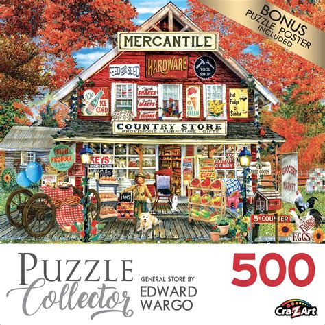 Cra-Z-Art Puzzle Collector 500-Piece General Store Jigsaw Puzzle - Walmart.com