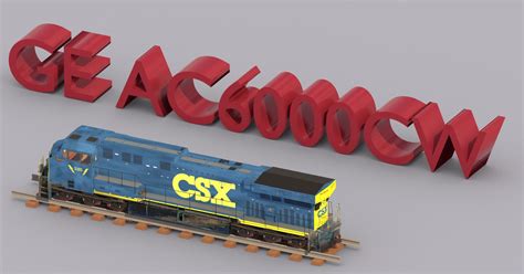 Train Series #1 GE AC6000CW Locomotive Animation - Finished Projects - Blender Artists Community