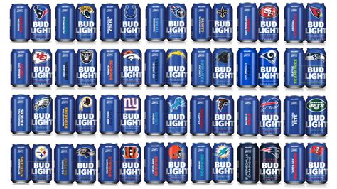 Bud Light NFL team cans returning, college football team cans debuting