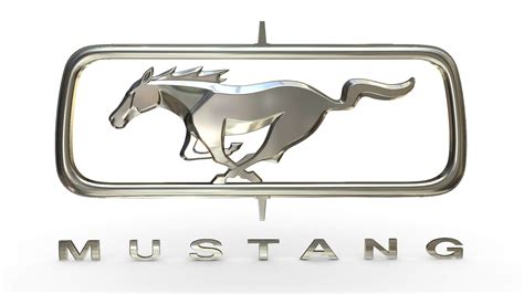 Ford Mustang Logo - 3D Model by 3d_logoman