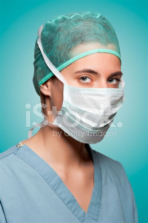 Female Surgeon With Face Mask Stock Photo | Royalty-Free | FreeImages