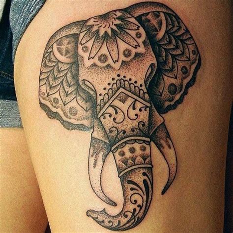 Mandala elephant tattoo | Tattoos for women, Elephant tattoo tribal, Tattoos