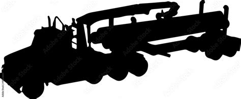 Logging Truck Silhouettes Logging Truck SVG EPS PNG Stock Vector ...