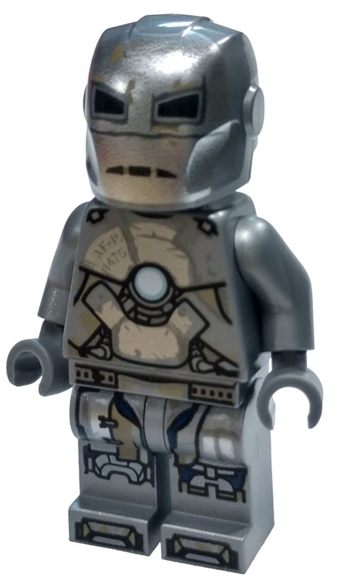 LEGO Marvel Avengers Endgame Iron Man Mark 1 Armor Minifigure [Trans-Clear Head] [No Packaging ...