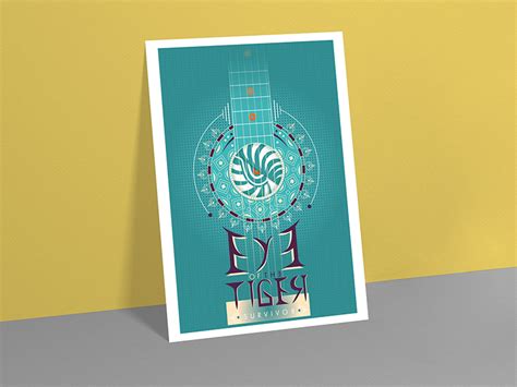 Eye of the Tiger Poster by Rade Stjepanović on Dribbble