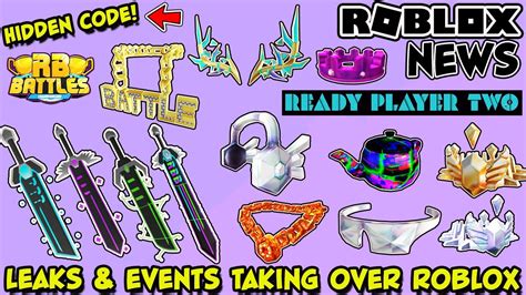 ROBLOX NEWS: READY PLAYER TWO EVENT LEAKS, NEW MYSTERY ITEMS, RB BATTLES UPDATE & HIDDEN CODE ...