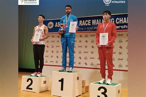 Asian 20km Race Walking Championships: Akshdeep Singh wins gold; Vikash Singh, Paramjeet Bisht ...