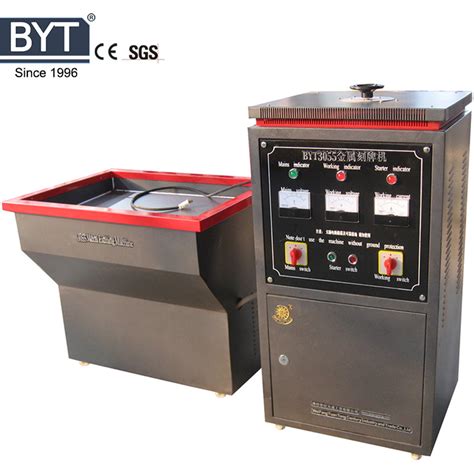 China Bytcnc-20 Nameplate Etch Iron Brass Stainless Steel Metal Etching Machine - China Metal ...