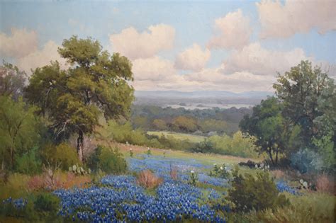 Porfirio Salinas - "Hill Country Blue" Bluebonnet - #2461 | Texas Art ...