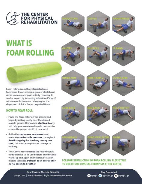 Foam Rolling Routine - The Center for Physical Rehabilitation