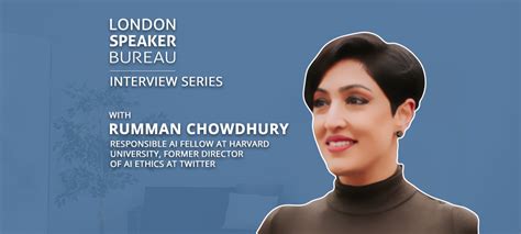 Interview avec Dr Rumman Chowdhury : Ancienne directrice IA Ethique chez Twitter - London ...