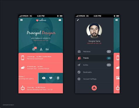 Free android Ui Templates Of Mobile App Design Template Psd Free ...