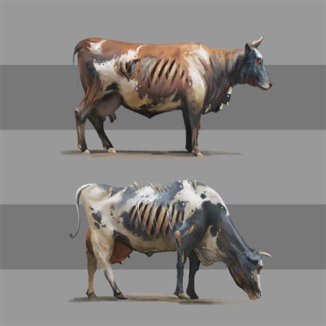 ArtStation - Zombie Cow Pack