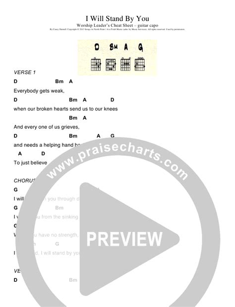 Stand By You Chords - Sheet and Chords Collection