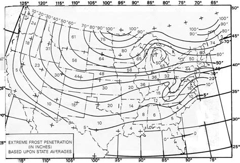 Ibc Frost Depth Map - Real Map Of Earth