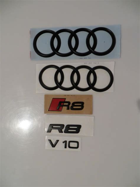 Black Audi R8 Logo - LogoDix