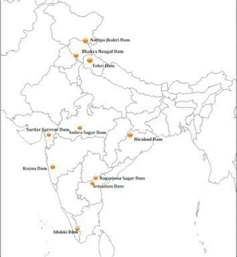 Salal Project On Political Map Of India