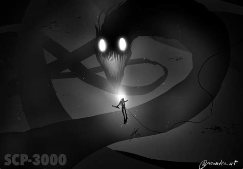 SCP-3000 Fanart Sketch by me : SCP | Scp, Scary art, Fantasy creatures art