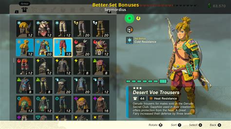 Better Set Bonuses [The Legend of Zelda: Tears of the Kingdom] [Mods]