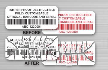 Tamper Evident Stickers Australia | Custom Tamper Evident Seals