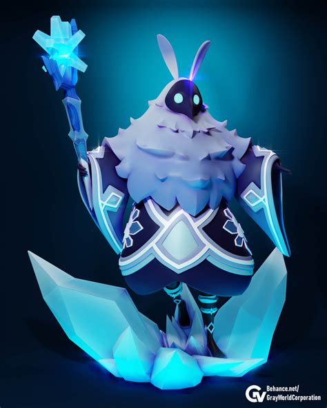 Cryo Abyss Mage - Genshin Impact 3D Print Model by Gray World Corporation