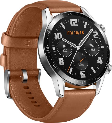 Montre connectée HUAWEI Watch GT 2 46 mm L marron | Conrad.fr