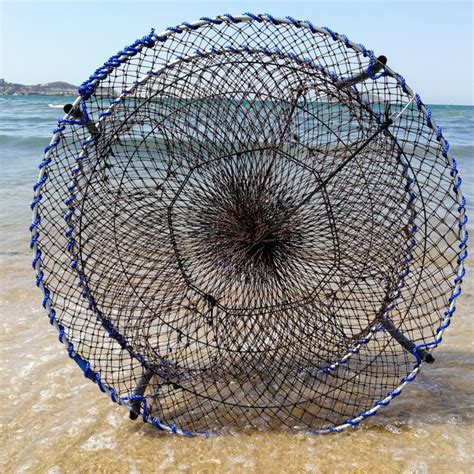 China Poly Uprights 36ply 380d Fishing Net Professional Crab Trap Aquaculture Traps - China Crab ...