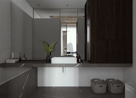 Monochrome bathroomdecor | Interior Design Ideas