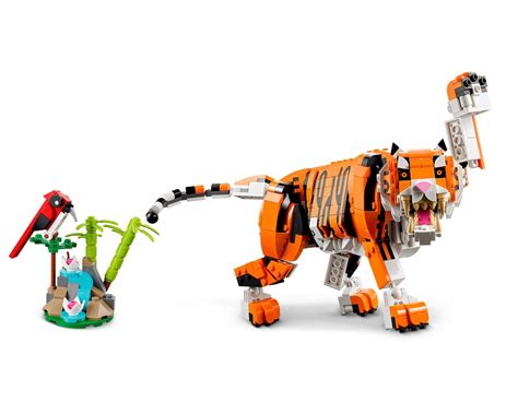 LEGO Set 31129-1 Majestic Tiger (2022 Creator > Creator 3-in-1) | Rebrickable - Build with LEGO