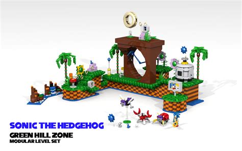 LEGO IDEAS - Product Ideas - Sonic The Hedgehog: Green Hill Zone ...