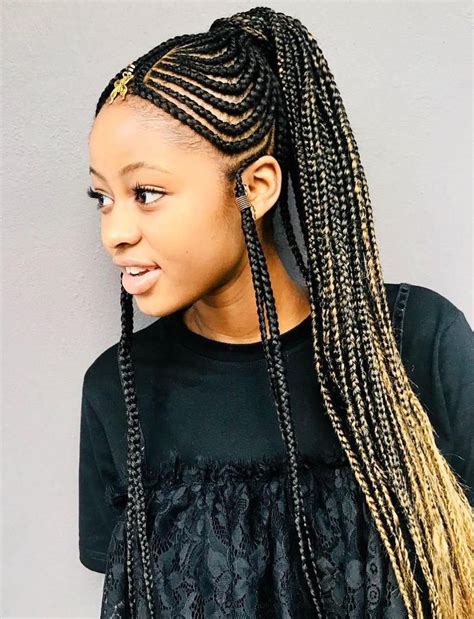 20 Inspirations Stylish Braids Ponytail Hairstyles