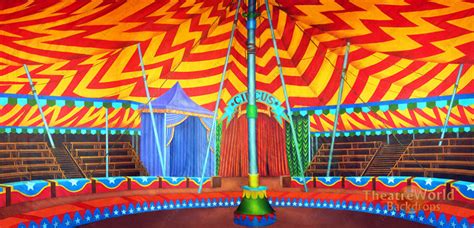 Circus Tent Interior Backdrop Rentals | TheatreWorld®