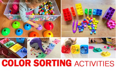 15 Genius Colour Sorting Activities for Toddlers - Happy Toddler Playtime