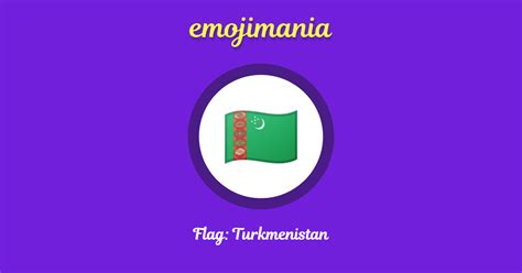 🇹🇲 Flag: Turkmenistan emoji Copy & Paste - Emojimania