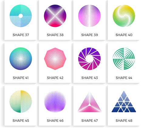 150 Unique Geometric Shapes :: Behance