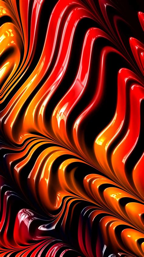 3D Fractal Graphics Shapes HD Wallpaper - 1080x1920