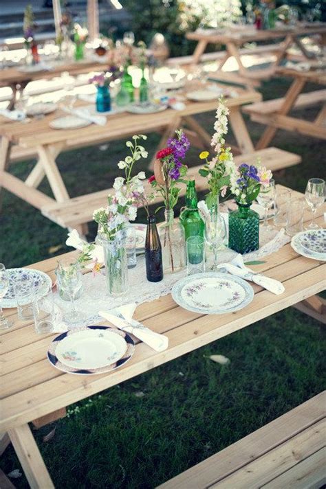 Galiano Island Wedding | Picnic table wedding, Wedding backyard ...