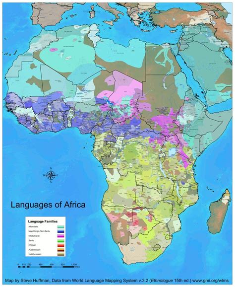 Extremely detailed ethno-linguistic map of Africa and surrounding regions | MAPS | Africa map ...