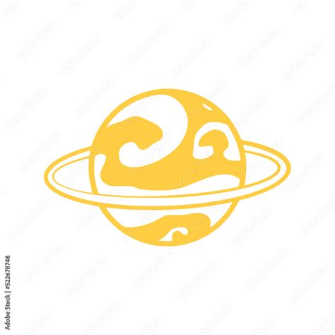 Planet illustration cute clipart Stock Vector | Adobe Stock