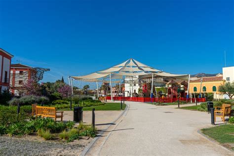 Shopping in Plaza Mayor in Malaga, Spain Editorial Stock Image - Image ...