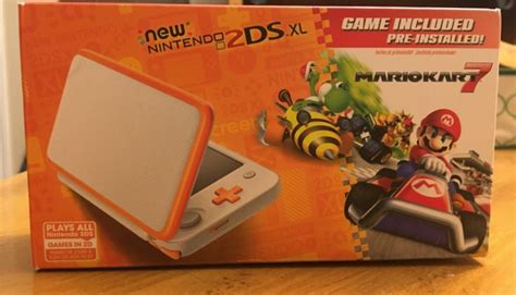 Nintendo 2DS XL Mario Kart 7 Console Bundle - Orange/White - iCommerce on Web