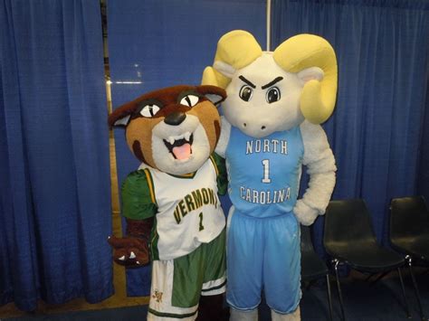 Two of the greatest mascots to ever live! Rally Catamount of UVM and ...