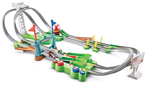 Hot Wheels Mario Kart Mario Circuit 164 Deluxe Track Set Mattel Toys - ToyWiz