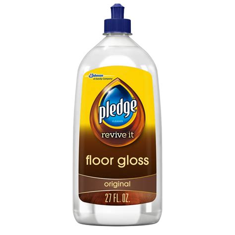 Pledge Revive It Floor Gloss - Restores and Protects Sealed Wood Floors (1 Bottle), 27 oz ...