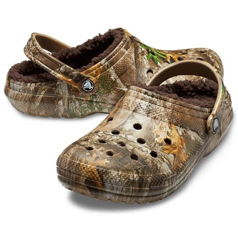 Crocs Crocs Classic Lined Realtree Edge Chocolate / Chocolate (Z12 ...