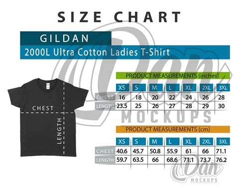 Gildan Shirt Sizing Chart