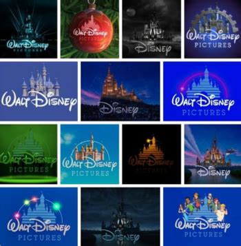 Walt Disney Pictures Logo Variations